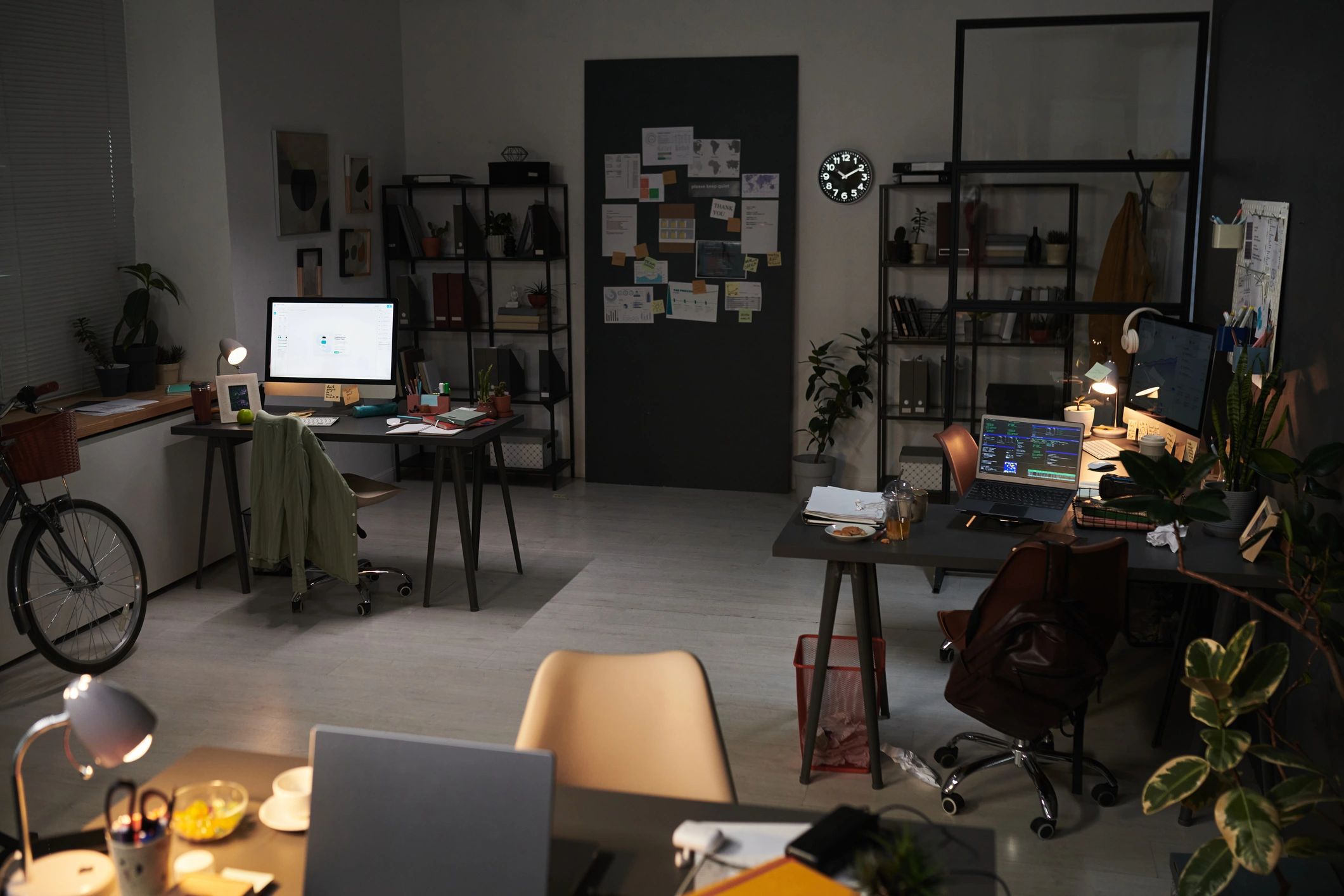 Modern newsroom office ready for local reporting